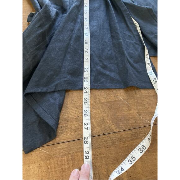 Soft Surroundings Women's Alicante Linen Blend Topper Sz L New Black cardigan 89 - Picture 8 of 10